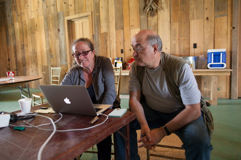Magdalena Sole with students at the Mississippi Delta workshop with Photo Xpeditions in 2014